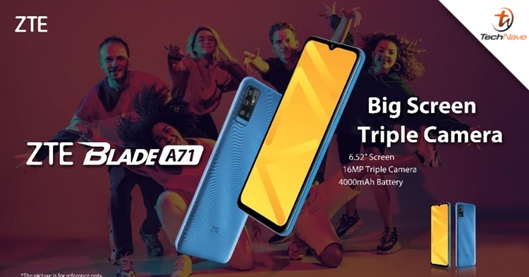 ZTE Blade A71 Malaysia pre-order: entry-level phone for RM499