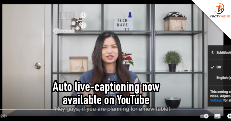 English live captions now available to all YouTube channels