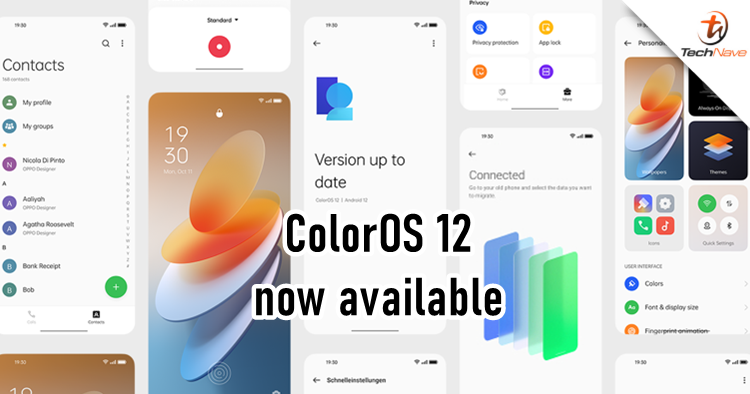 OPPO's ColorOS 12 Global Version update is now rolling out