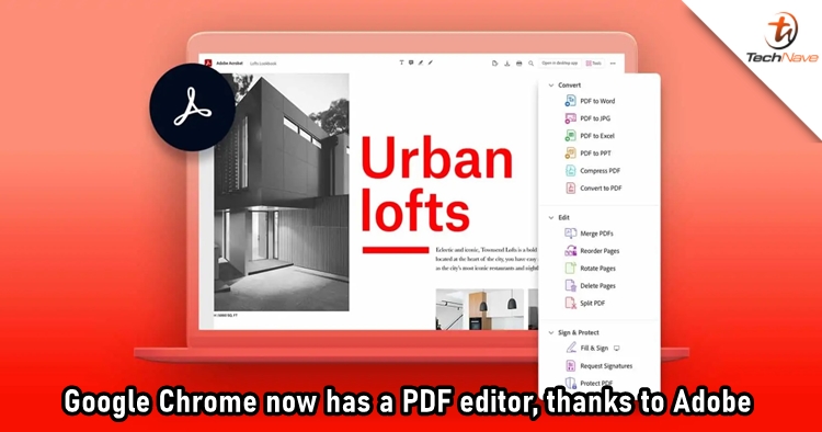 It's now possible to edit PDF files directly on Google Chrome with Adobe's new extension
