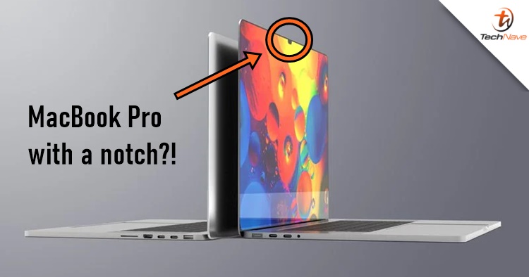 New leaks of the Apple MacBook Pro featuring a notch on the display