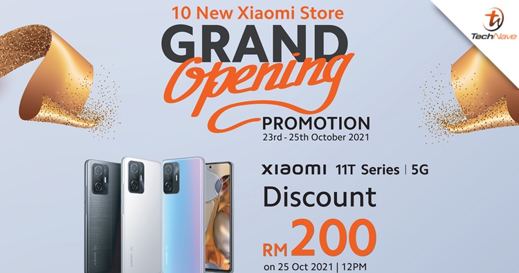 Xiaomi to launch 10 new stores and offering RM200 off on Xiaomi 11T series for one day only