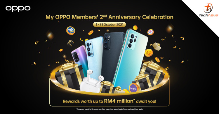My OPPO App 2nd anniversary brings lucky draws and more till 31 Oct 2021