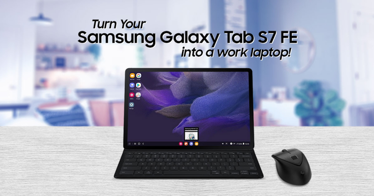 turn Samsung Galaxy to S7 Tab your | your How FE TechNave productivity laptop into