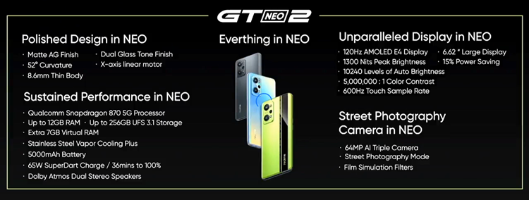 Realme gt neo 2 specs