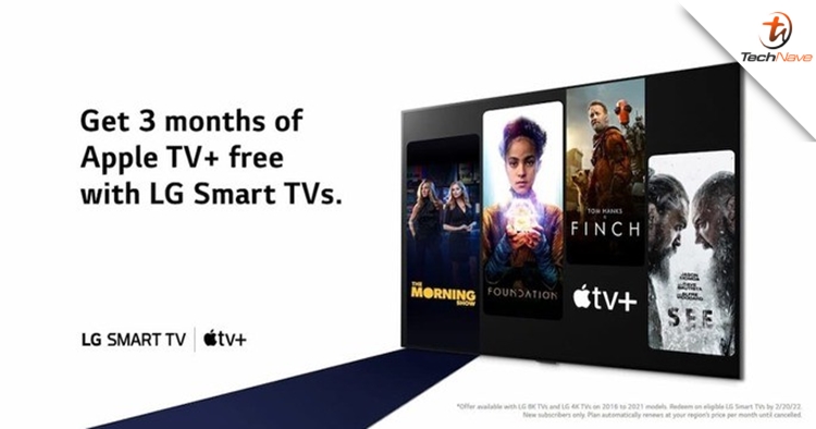LG Smart TV owners get to enjoy three months of Apple TV+ for free starting from 15 November