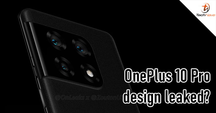 OnePlus 10 Pro render image leaked, could come with triple rear camera