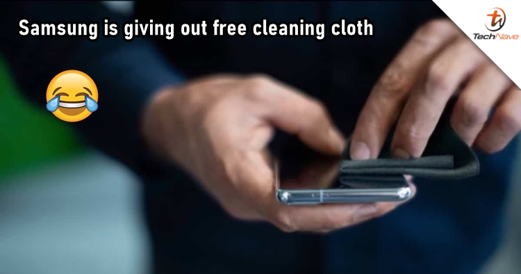 Samsung mocks Apple's RM99 polishing cloth by giving its own for free