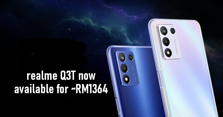 realme Q3T release: SD778G chipset, 144Hz refresh rate, and 48MP main camera for ~RM1364