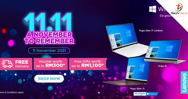 Lenovo Malaysia celebrates 11.11 for almost the whole month with vouchers worth up to RM300 & more