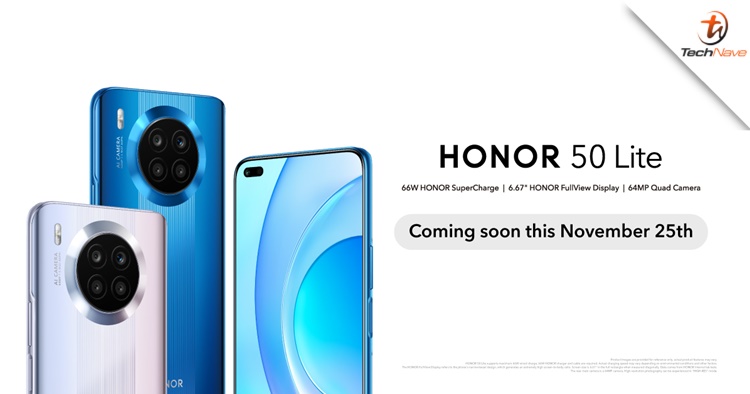 The HONOR 50 Lite is coming to Malaysia on 25 November 2021