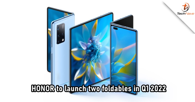 HONOR to present two foldable smartphones in Q1 2022, with different folding styles