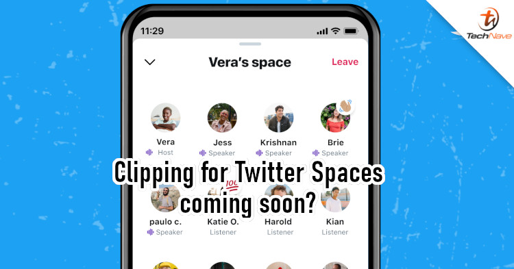 Twitter working on clipping feature for Spaces