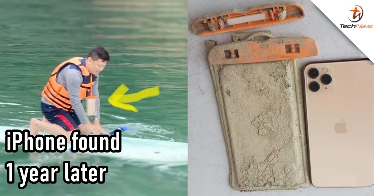 An iPhone was lost and found after a year from a lake thanks to a drought