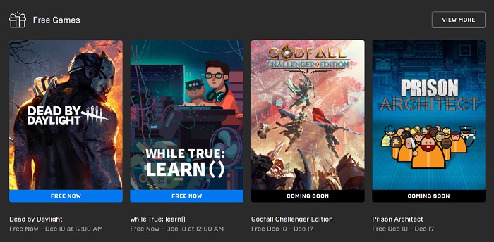 Epic Games Store: Free Weekly Games