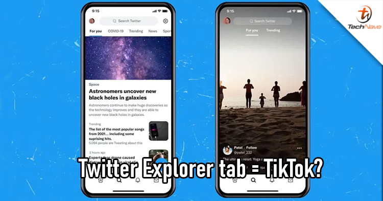 Twitter testing TikTok-like Explorer tab