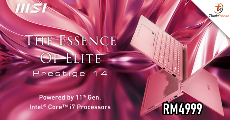 MSI Prestige 14 Rose Pink returns to Malaysia with upgrade specs, priced at RM4999