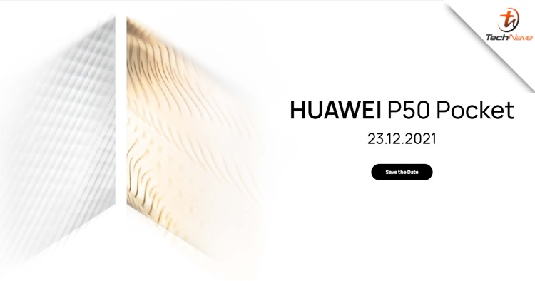 Huawei will unveil its latest foldable P50 Pocket phone on 23 December 2021