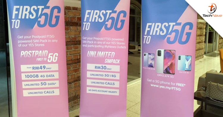 First 5G prepaid and postpaid plans announced by YES, starting price from RM30