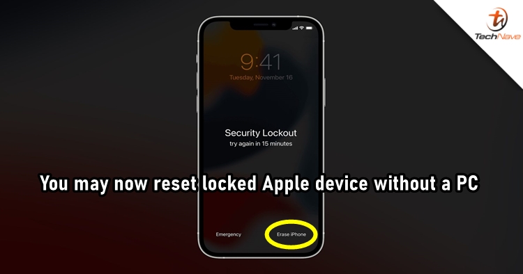 The latest iOS update allows users to reset a locked iPhone without using PC