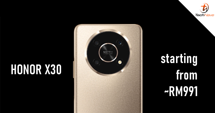 HONOR X30 release: SD 695 chipset and 12GB+256GB memory, starting price from ~RM991