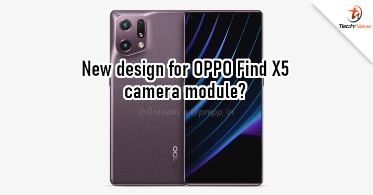 OPPO Find X5 Pro renders appear online, shows new camera module design