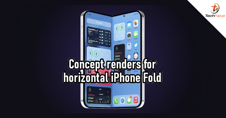 Renders of iPhone Fold appear online