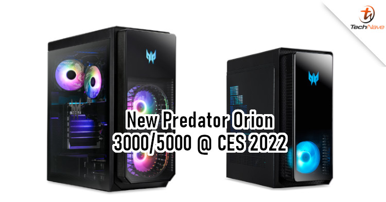CES 2022 Acer: New Predator Orion 5000 and Predator Orion 3000 desktop PCs with high-end gaming performance