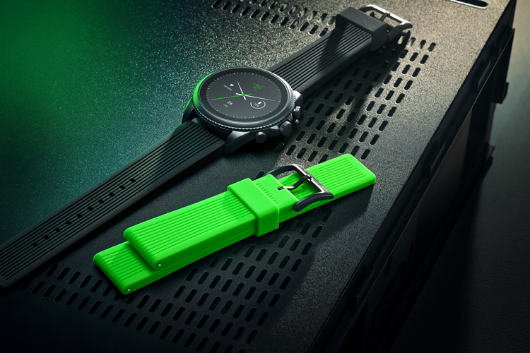 Razer x Fossil - Black and green watch strap.png