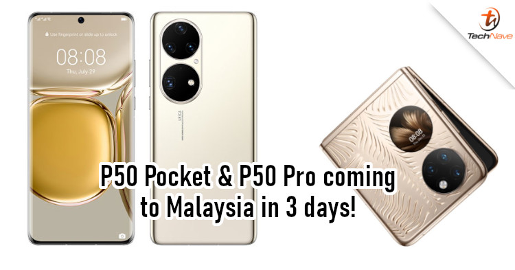 Huawei P50 Pocket and P50 Pro coming to Malaysia on 12 Jan 2022