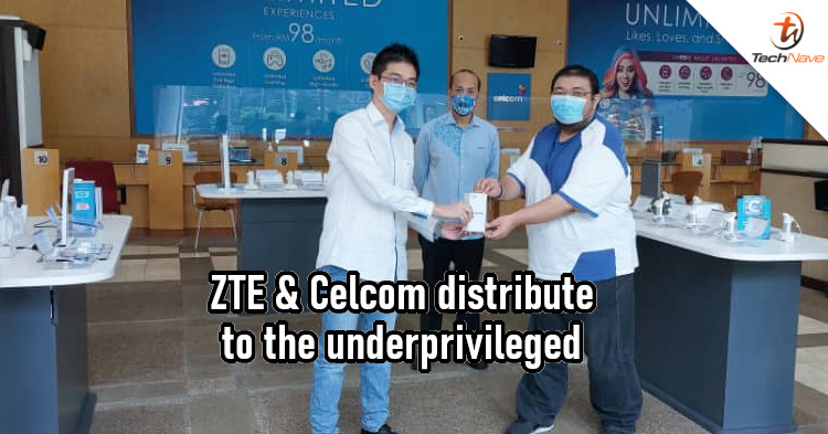 ZTE and Celcom team up to donate RM60k worth of smartphones and fixed wireless access devices