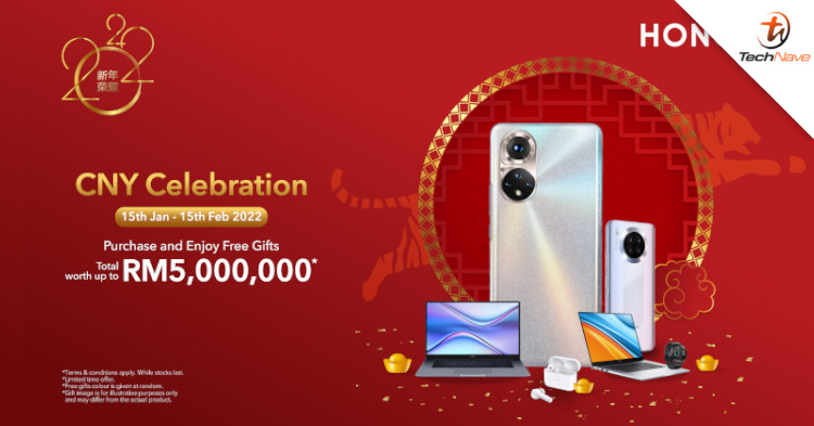 Honor CNY Celebration sale boasts rewards totalling up to RM5000000