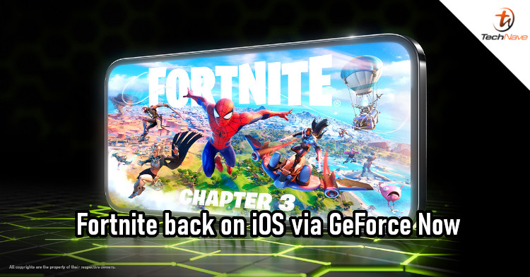 Fortnite returns to iPads and iPhones through GeForce now