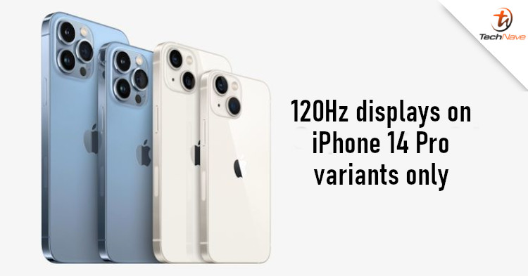 ProMotion 120Hz could stick to iPhone 14 Pro models after all