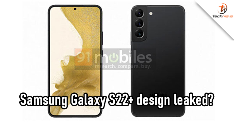 Samsung Galaxy S22+ render image and tech specs leaked