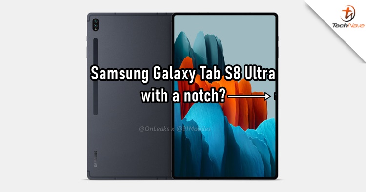 Samsung may have integrated new notch design on the Galaxy Tab S8 Ultra