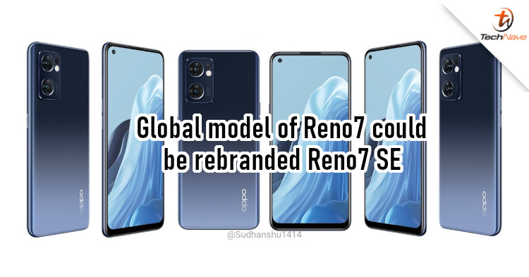 Global version of OPPO Reno7 could be the OPPO Reno7 SE