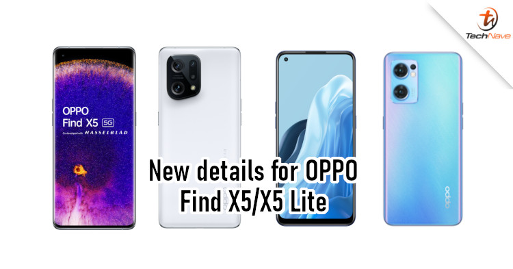 OPPO Find X5 & Find X5 Lite renders and specs leaked online