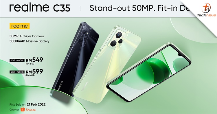 realme C35 Malaysia release: 50MP cam & 5000mAh battery, special launching price from RM549