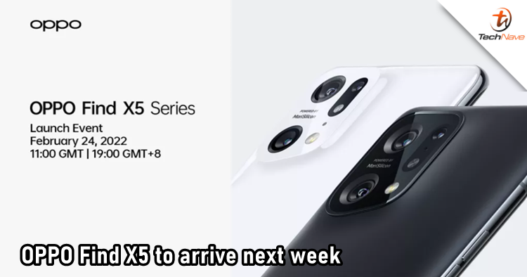 OPPO Find X5 series launching on 24 February with the MariSilicon X chipset
