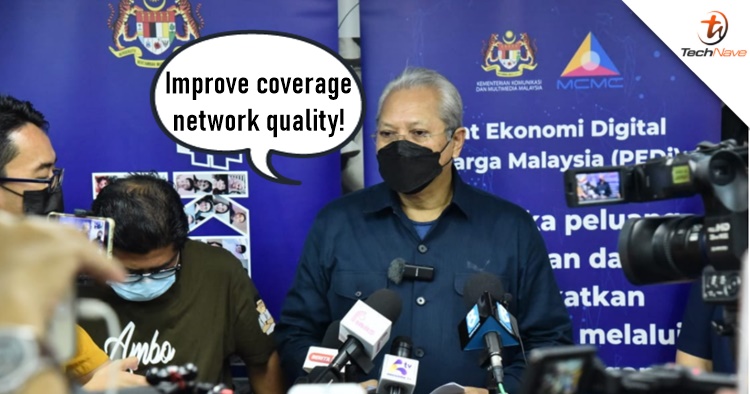 Telcos are urged to upgrade service and coverage quality by the Malaysian government