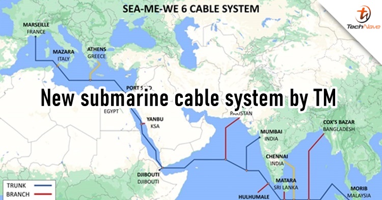 TM in consortium to build SEA-ME-WE 6 submarine cable with capacity of more than 100Tbps