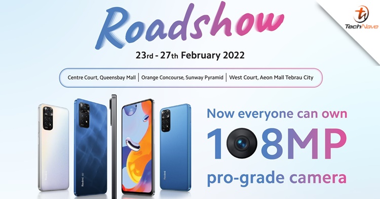 Redmi Note 11 series roadshows have begun with exclusive gifts worth RM457