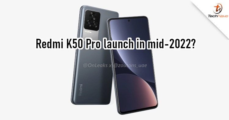 New Redmi K50 Pro renders appear, expected launch in mid 2022