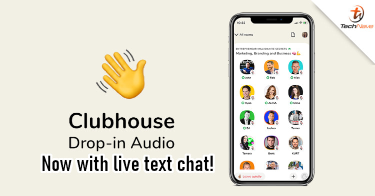 Clubhouse is adding new feature that allows live text chat