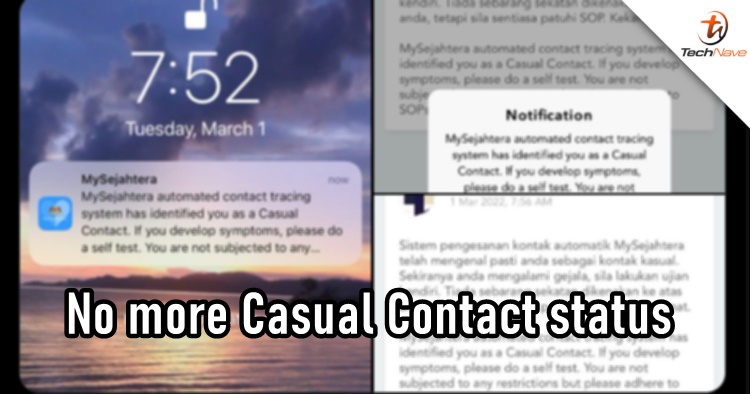 How to change casual contact mysejahtera