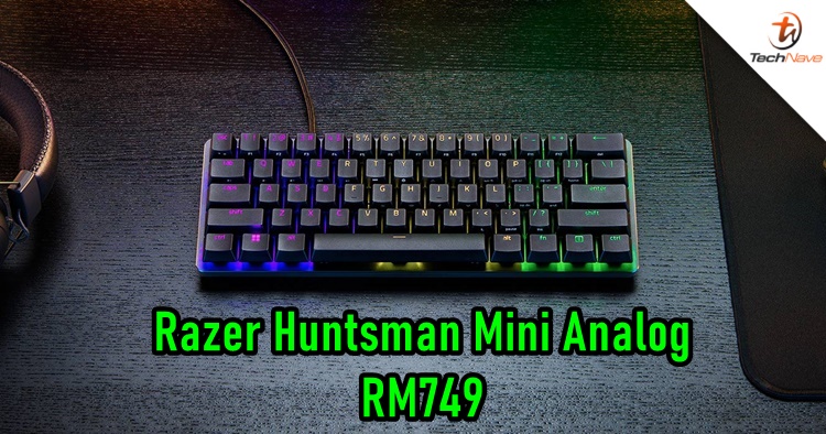 Razer Huntsman Mini Analog Malaysia release: adjustable Analog Optical Switches at the price of RM749