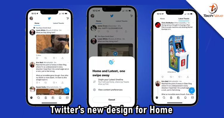 Twitter introduces a new way to switch between feeds