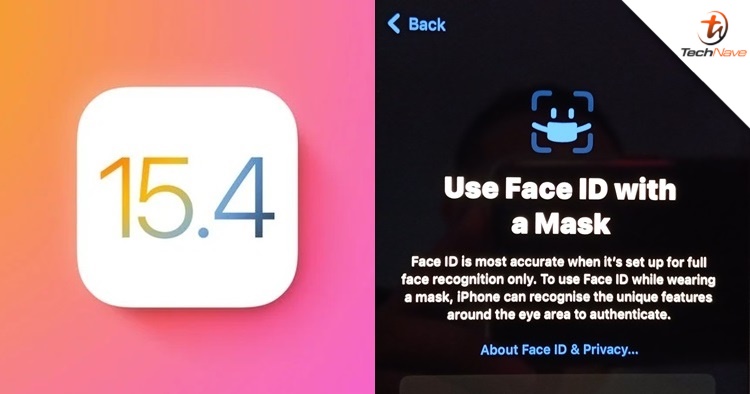 Ios 15.4 face id with mask iphone 11