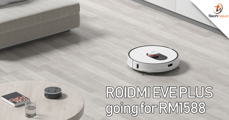 ROIDMI EVE PLUS robot vacuum going for RM1588 + free air purifier on Shopee